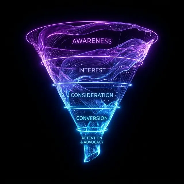 Marketing Funnel 3D